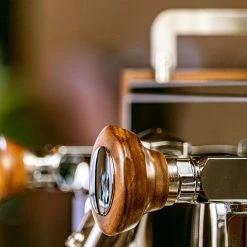 Clive Wood Shop Wood Knobs With Chrome (Set Of 2) Accessories