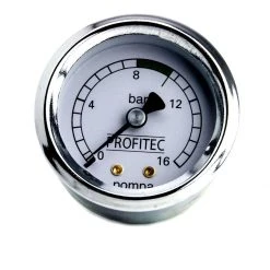 Profitec Pump Pressure Gauge Small White Parts & Repair